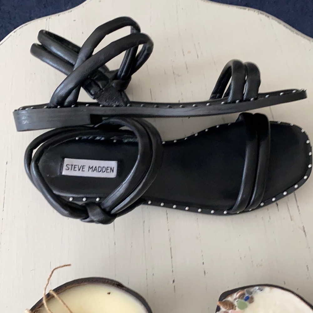 Steve Madden Black Sandals New never worn
